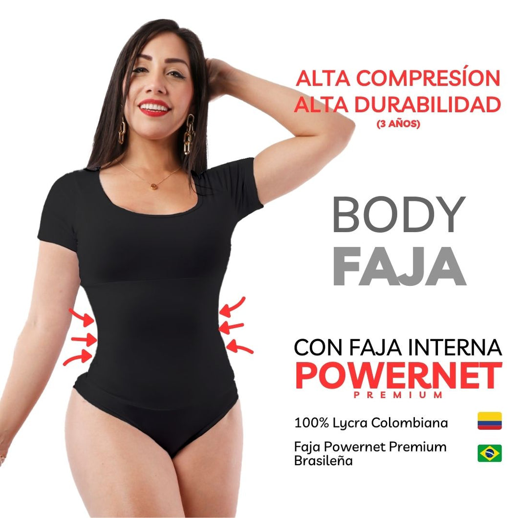 BODY FAJA MOLDEADOR MANGA CORTA